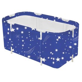 Portable Soaking Tub with Sturdy Frame, Freestanding Spa Bath Tub for Relaxation, Fits Most Bathrooms