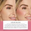 OUHOE Blush Serum Facial Natural Red Color Delicate Light Naked Makeup Long-Lasting Not Easy To Makeup