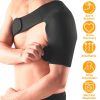 Shoulder Support Brace Rotator Cuff Support Wrap Strap Compression Therapy Sleeve w/ Adjustable Straps for Arthritis Bursitis Tendonitis Arm AC Joint