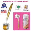Derma Roller 192Pcs Titanium Microneedles Facial Roller Acne Scars Anti-aging Needling w/ Storage Container