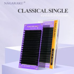 NAGARAKU 16Rows Faux Cils Lashes Individual Eyelash Extension Matte Professional Soft and Natural Makeup Premium Eyelashes (Thickness, Length: 0.12mm, 13mm, Curl: CC)