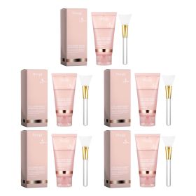 Collagen Peel-off Mask Deep Hydrating Fade Fine Lines Firming Shrink Pores Brightening Overnight Wrapping Mask Face Skin Care (Color: 5 Sets)