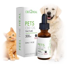 CBD Oil Tincture for Dogs (CBD2HEAL) (Dosages: 500mg, Flavours: Bacon)