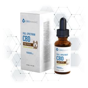 Dog CBD - Full Spectrum Pets CBD Oil (Dosages: 1000mg, Flavours: Chicken)
