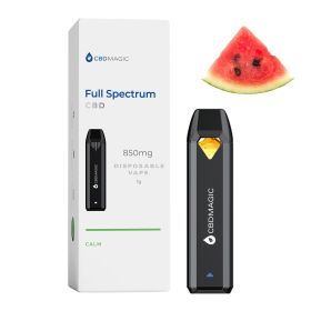 Full Spectrum CBD Vape for Calm 850mg (Type: Calm, Terpene Profile: Watermelon)