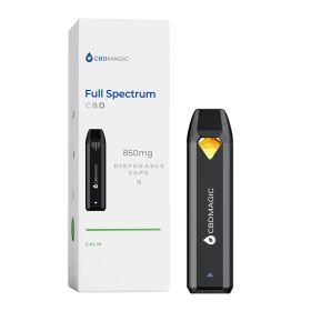 Full Spectrum CBD Vape for Calm 850mg (Type: Calm, Terpene Profile: OG)