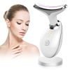 Face and Neck Massager 3 Colors EMS Beauty Device Lifting Tighten Facial Massagers Wrinkle Remover Reduce Double Chin Devices for Woman