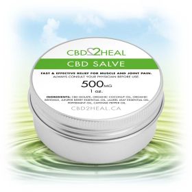 CBD Healing Salve Cream (Flavour: Original, Dosage: 500mg)
